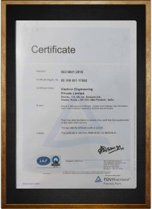 ISO 9001 : TUV Certificate